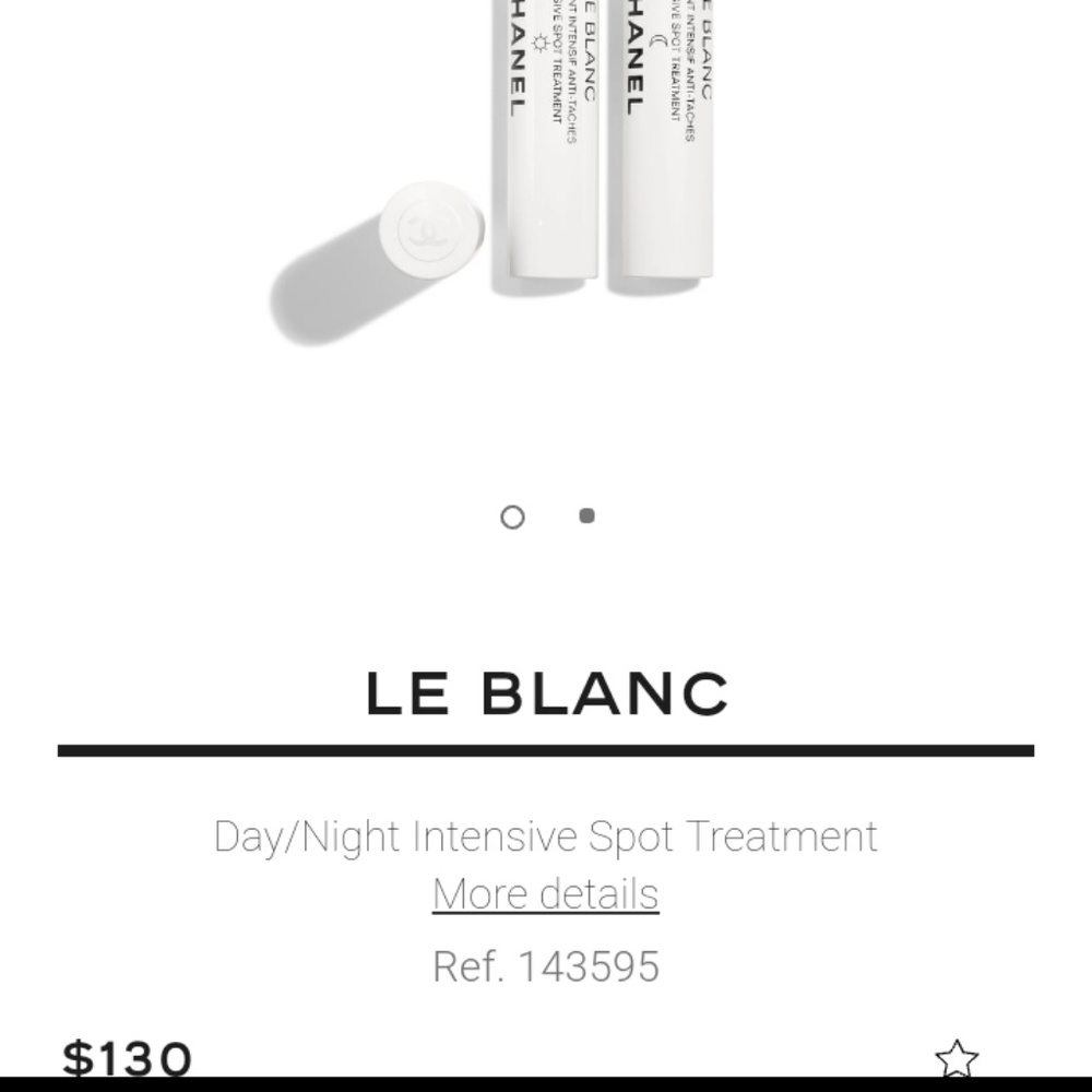 Chanel Le blanc spot corrector treatment